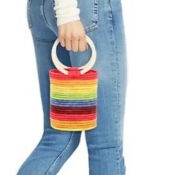 Poolside ‘Marley Rainbow’ Bucket Bag - Picture 3 of 4